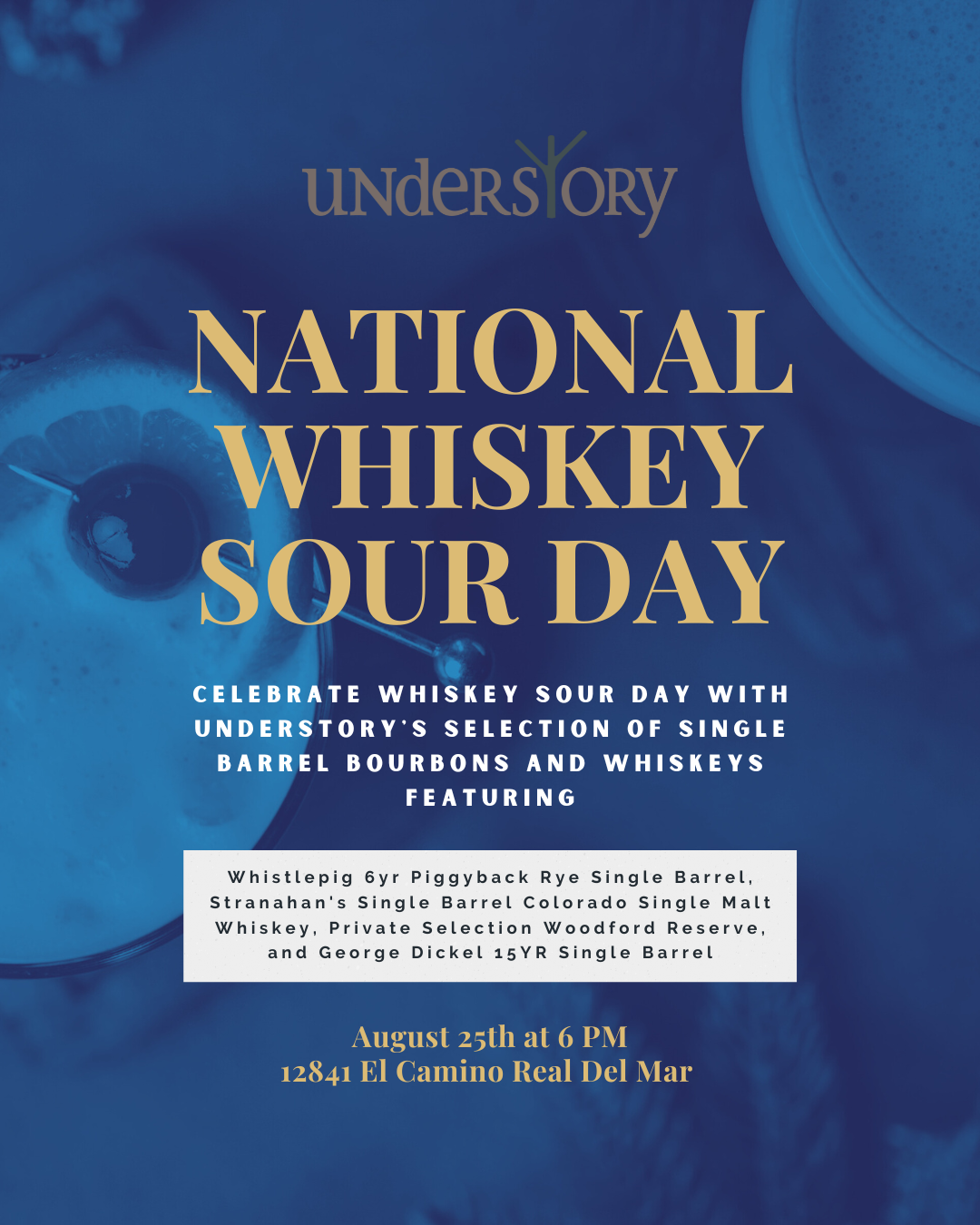 National Whiskey Sour Day At Understory Understory Bar