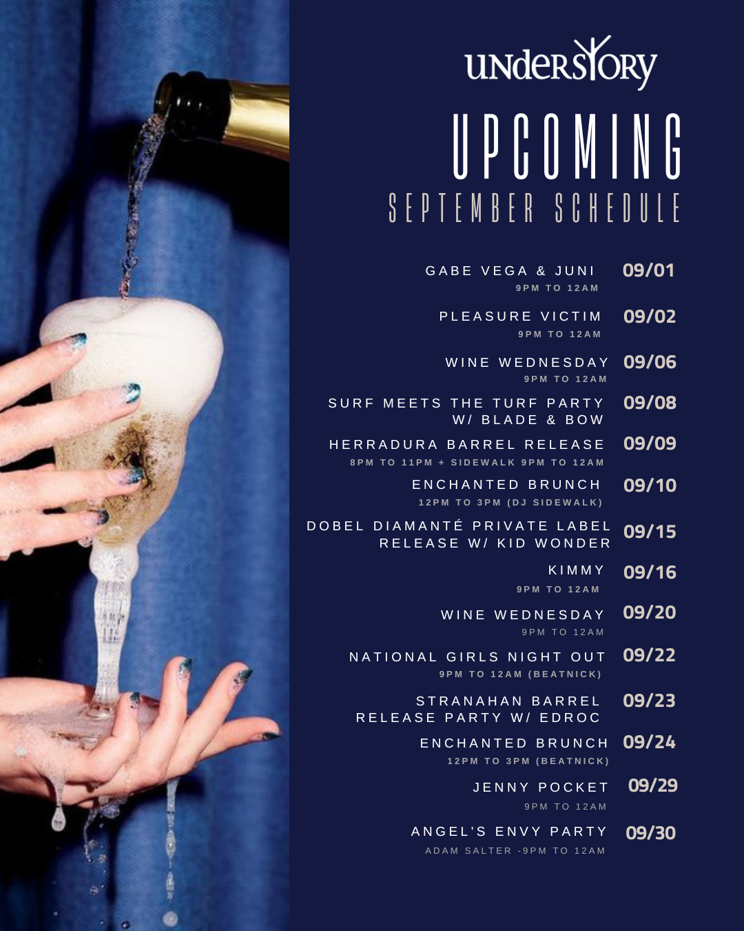 Upcoming Events | Understory Bar