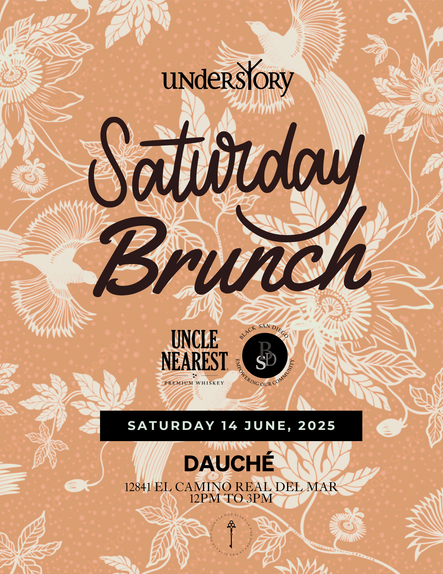 Saturday Brunch ft. Uncle Nearest & Dauché 7 Del Mar Saturday brunch